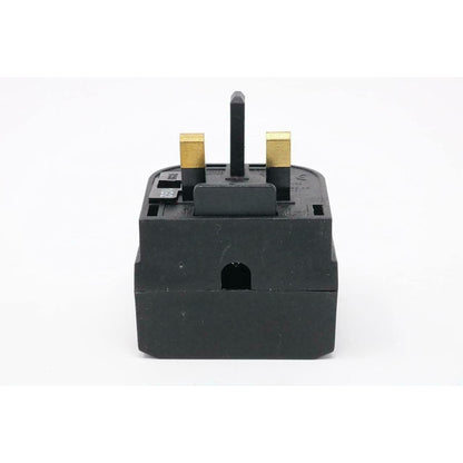 PowerConnect Euro Transformer UK Converter 2 Pin European to UK 3 Pin Plug Screw Lock 3 Pack