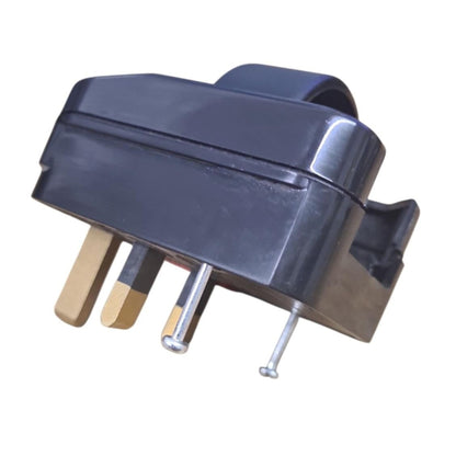 PowerConnect 3A Euro Transformer UK Converter 2 Pin Schuko to UK 3 Pin Plug Screw Lock 3 Pack