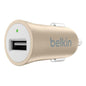 Belkin Premium MIXIT Fast Charge 2.4 A USB Car Charger - Gold