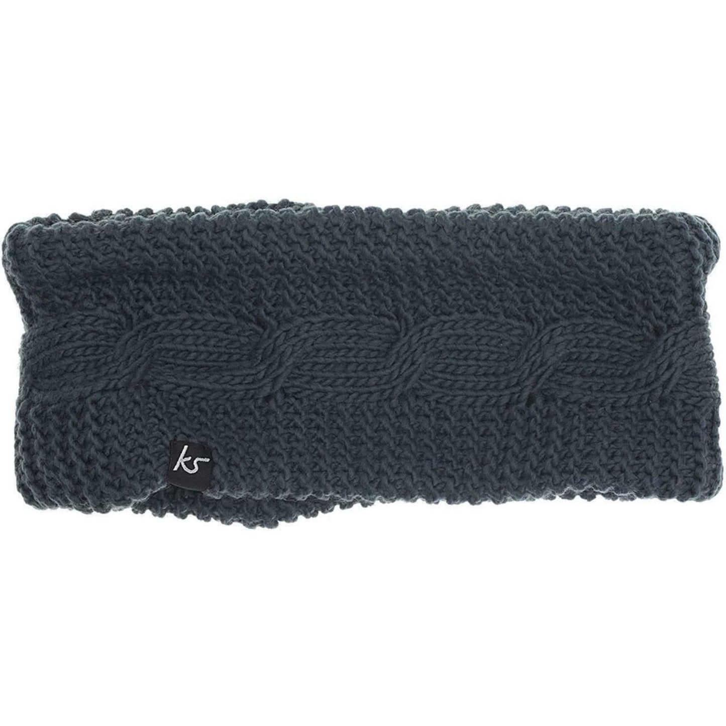 Kitsound Cable Knit Audio Headband with Built-In Headphones Speakers