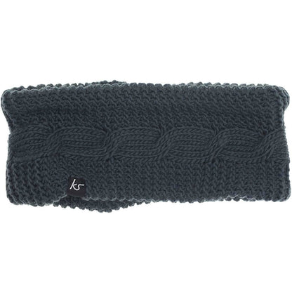 Kitsound Cable Knit Audio Headband with Built-In Headphones Speakers