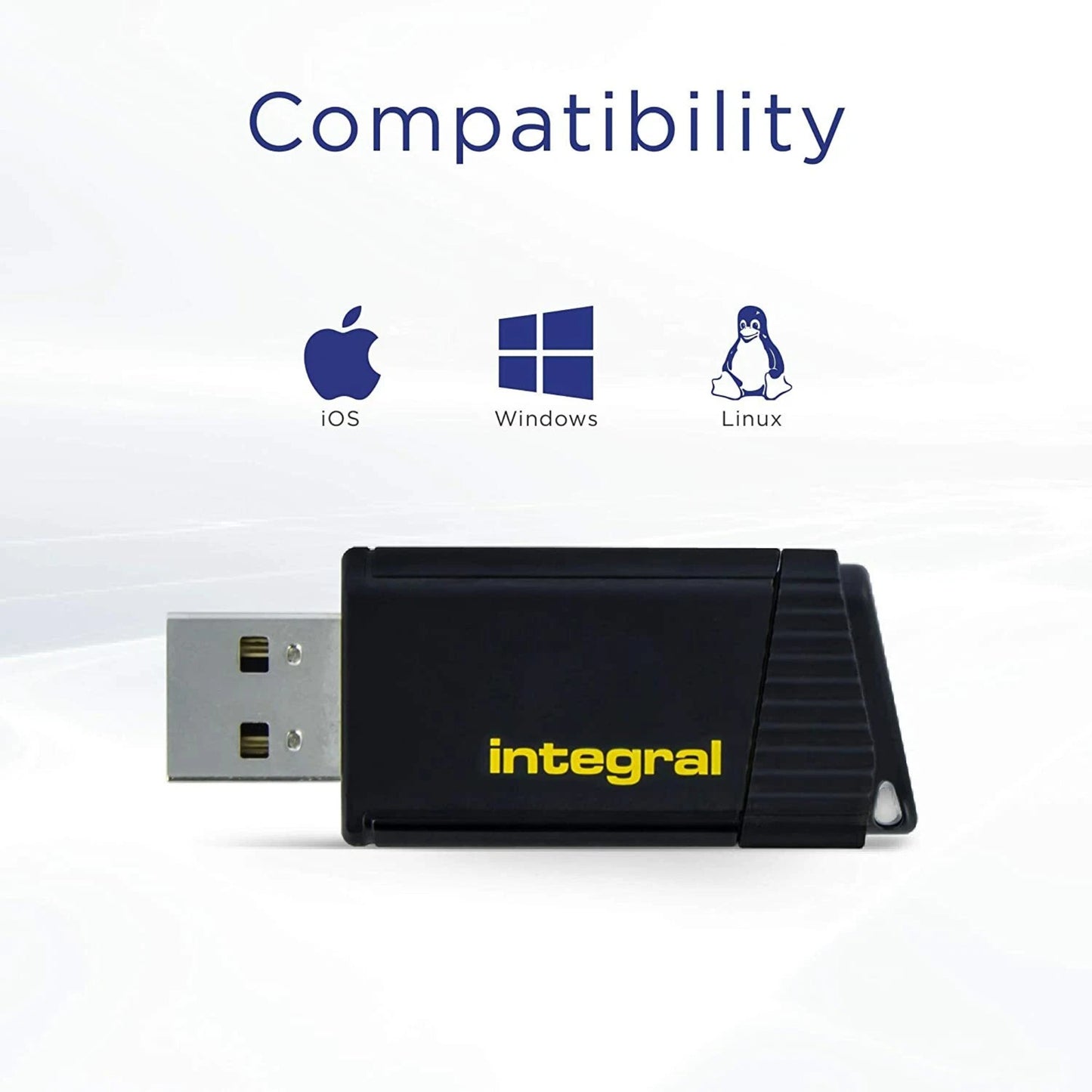 Integral 64GB USB Flash Drive Pen Drive Memory Stick 2.0 Pulse Yellow