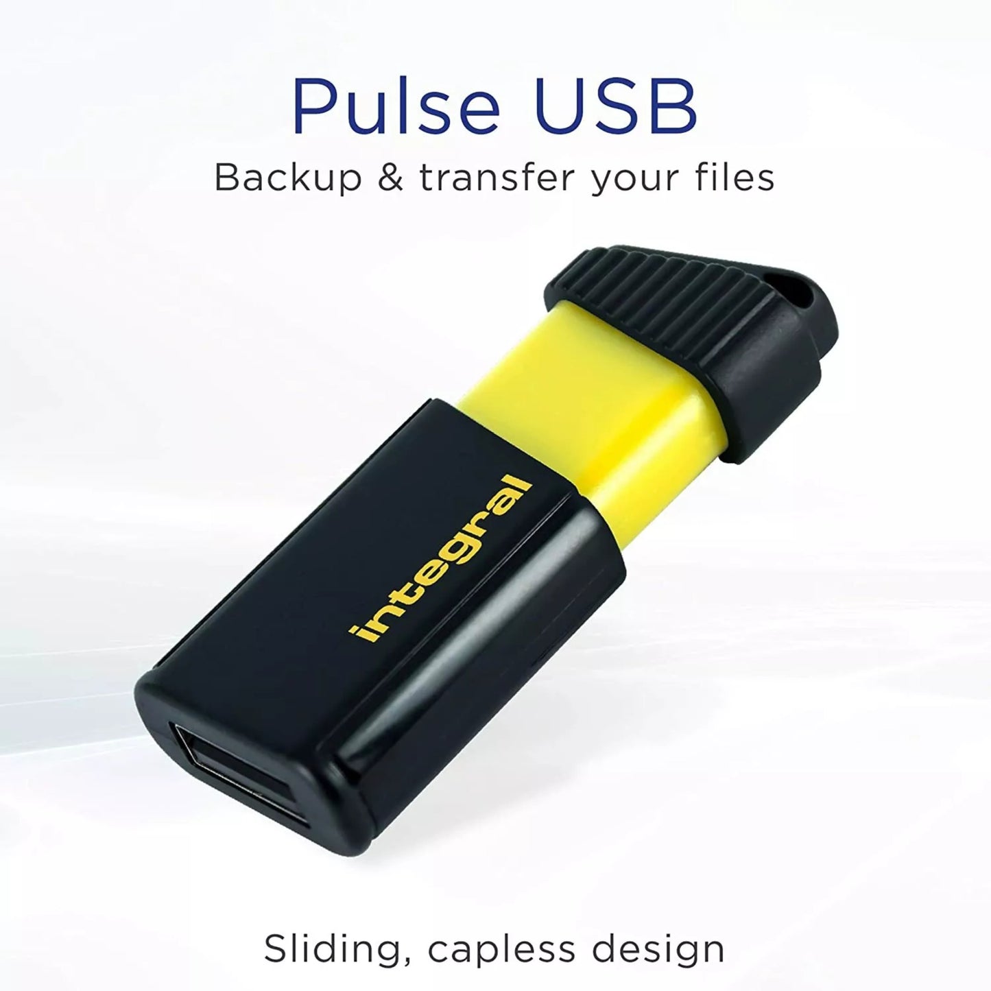 Integral 64GB USB Flash Drive Pen Drive Memory Stick 2.0 Pulse Yellow