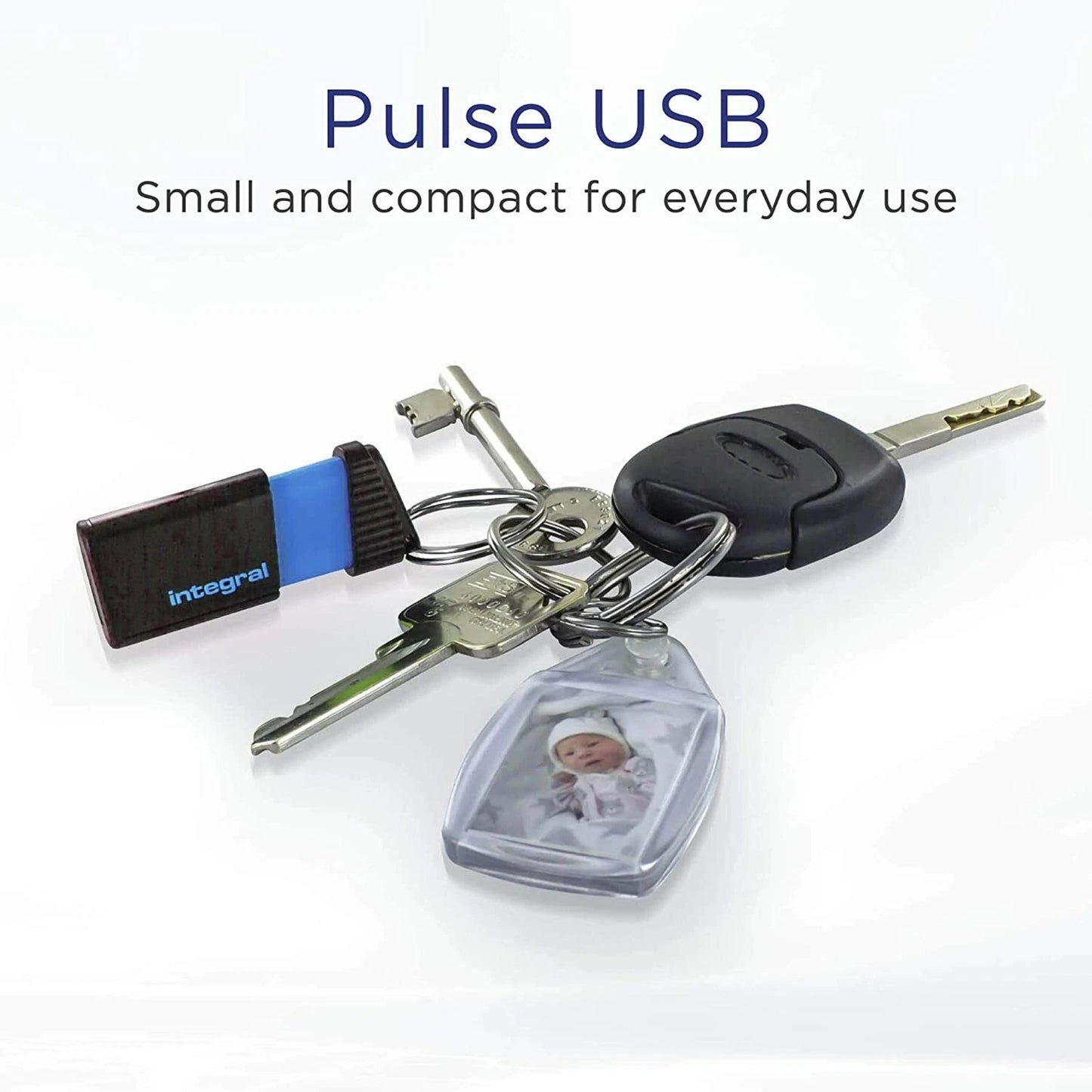 Integral 16GB USB Flash Drive Pen Drive Memory Stick 2.0 Pulse Blue