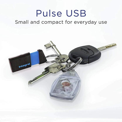 Integral 16GB USB Flash Drive Pen Drive Memory Stick 2.0 Pulse Blue