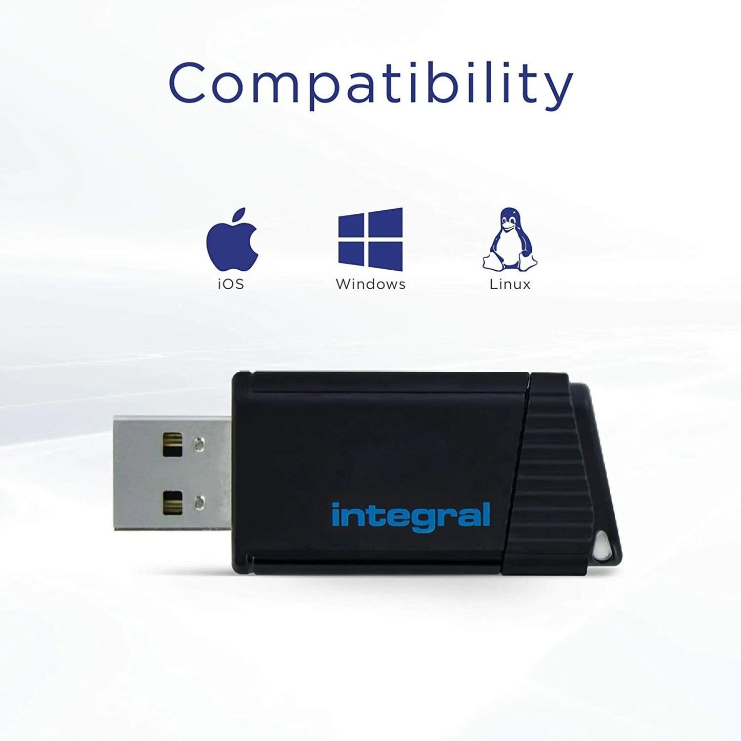 Integral 16GB USB Flash Drive Pen Drive Memory Stick 2.0 Pulse Blue