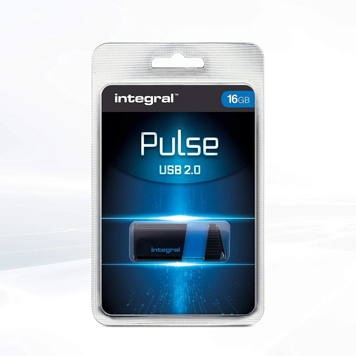 Integral 16GB USB Flash Drive Pen Drive Memory Stick 2.0 Pulse Blue