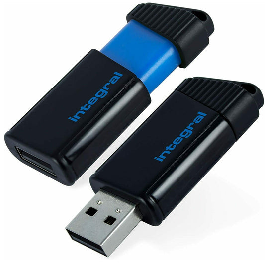 Integral 16GB USB Flash Drive Pen Drive Memory Stick 2.0 Pulse Blue