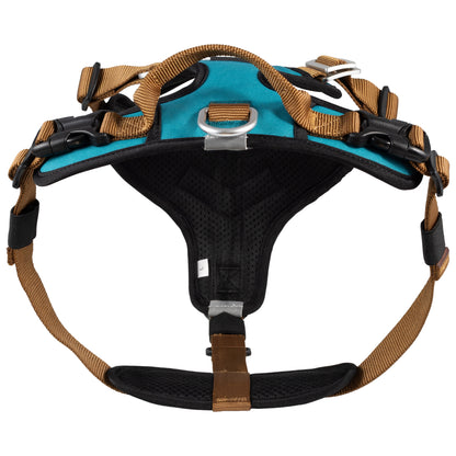 CAIRD Elevate Adjustable Dog Harness 5-Point No Pull Harness with Reflective Trim Front & Back Lead Clips