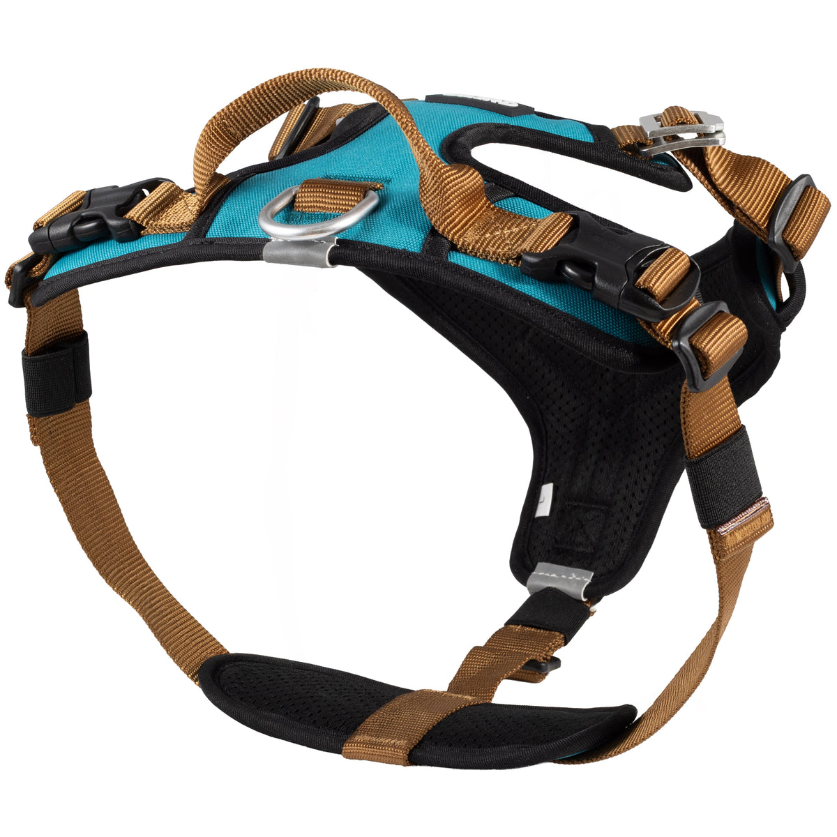CAIRD Elevate Adjustable Dog Harness 5-Point No Pull Harness with Reflective Trim Front & Back Lead Clips