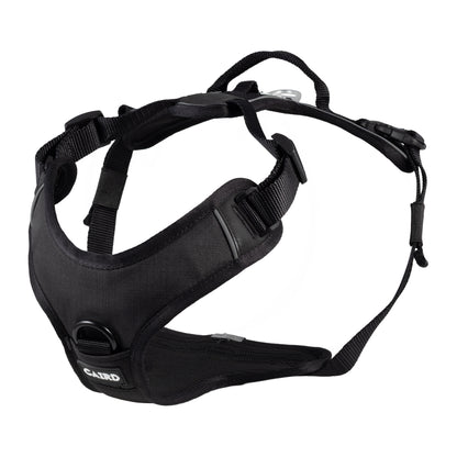 CAIRD Advance Dog Harness Ergonomic Y-Shape No Pull Reflective with Handle Black