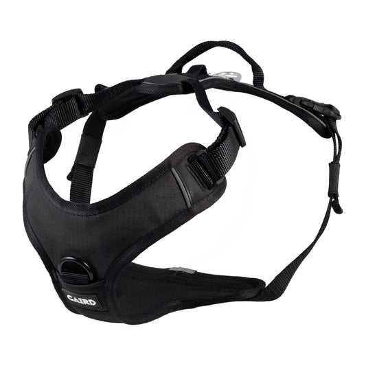 CAIRD Advance Dog Harness Ergonomic Y-Shape No Pull Reflective with Handle Black