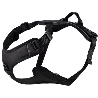 CAIRD Advance Dog Harness Ergonomic Y-Shape No Pull Reflective with Handle Black