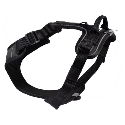 CAIRD Advance Dog Harness Ergonomic Y-Shape No Pull Reflective with Handle Black