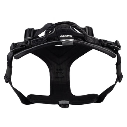 CAIRD Advance Dog Harness Ergonomic Y-Shape No Pull Reflective with Handle Black