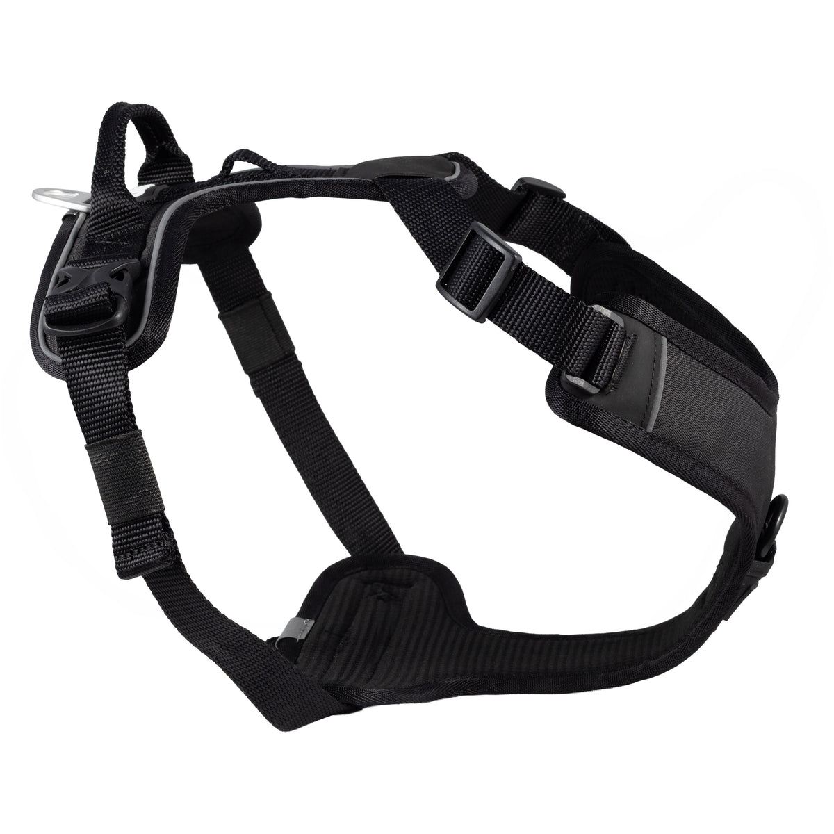 CAIRD Advance Dog Harness Ergonomic Y-Shape No Pull Reflective with Handle Black