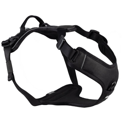 CAIRD Advance Dog Harness Ergonomic Y-Shape No Pull Reflective with Handle Black