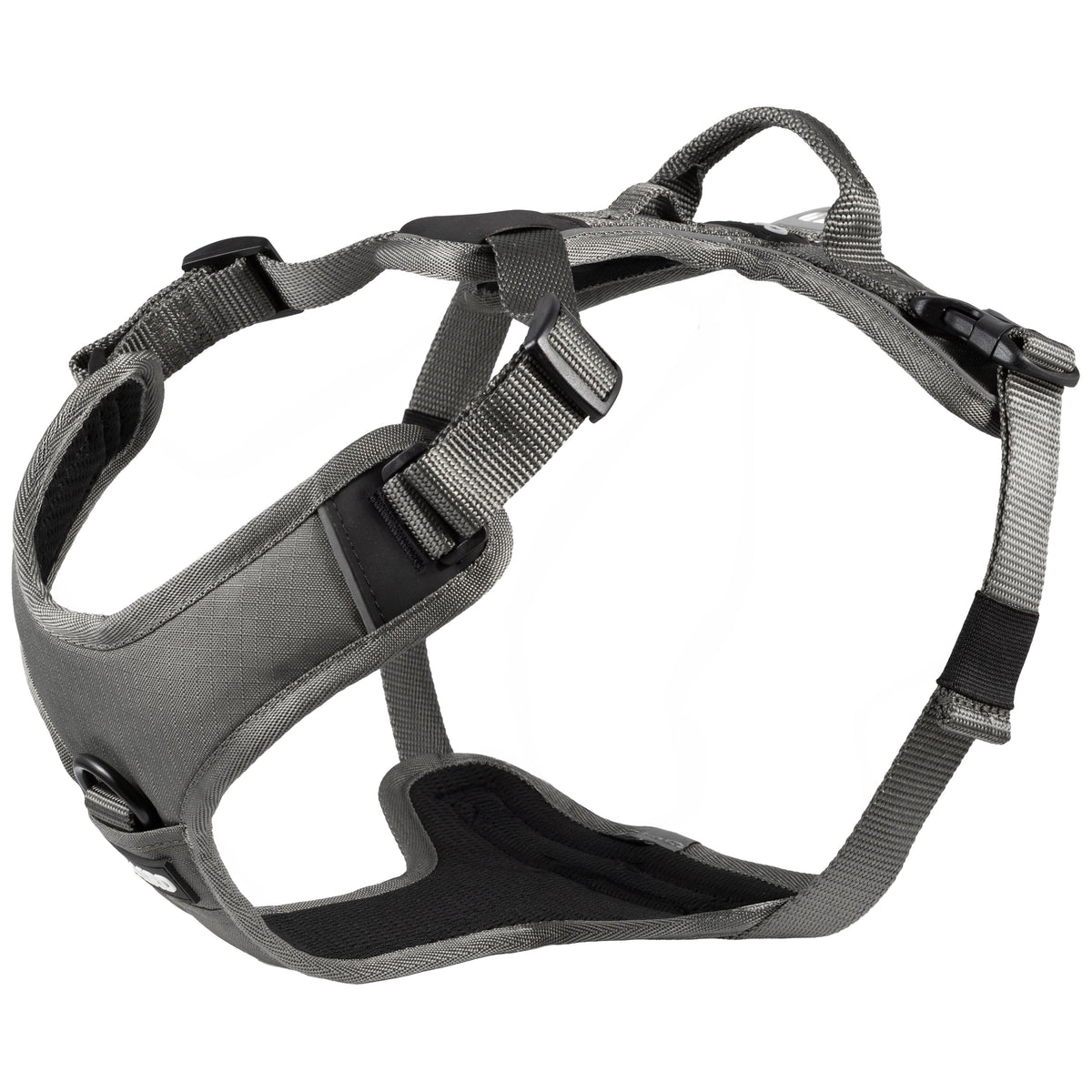 CAIRD Advance Dog Harness Ergonomic Y-Shape No Pull Reflective with Handle Grey (Medium)
