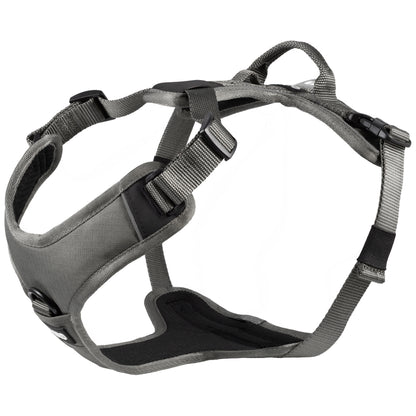 CAIRD Advance Dog Harness Ergonomic Y-Shape No Pull Reflective with Handle Grey (Medium)