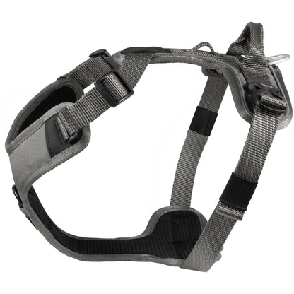 CAIRD Advance Dog Harness Ergonomic Y-Shape No Pull Reflective with Handle Grey (Medium)