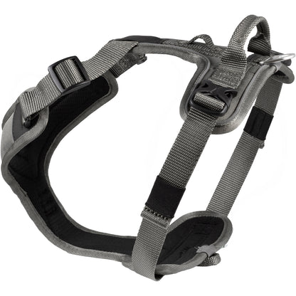 CAIRD Advance Dog Harness Ergonomic Y-Shape No Pull Reflective with Handle Grey (Medium)