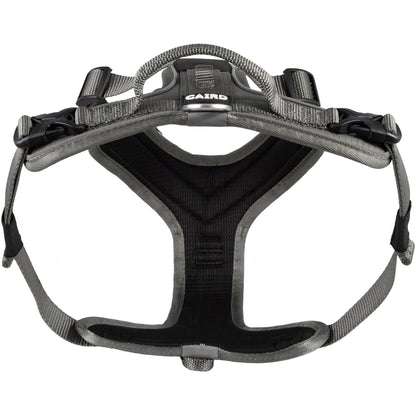 CAIRD Advance Dog Harness Ergonomic Y-Shape No Pull Reflective with Handle Grey (Medium)