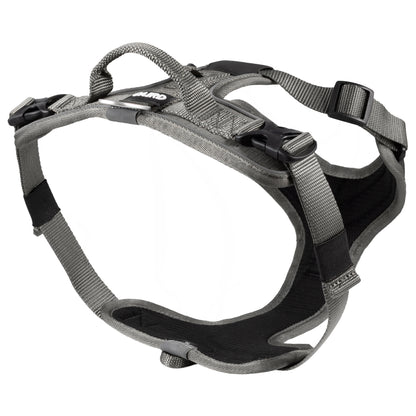 CAIRD Advance Dog Harness Ergonomic Y-Shape No Pull Reflective with Handle Grey (Medium)