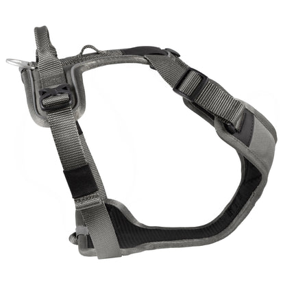 CAIRD Advance Dog Harness Ergonomic Y-Shape No Pull Reflective with Handle Grey (Medium)