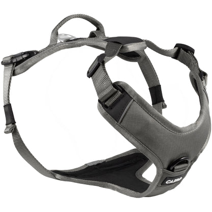 CAIRD Advance Dog Harness Ergonomic Y-Shape No Pull Reflective with Handle Grey (Medium)