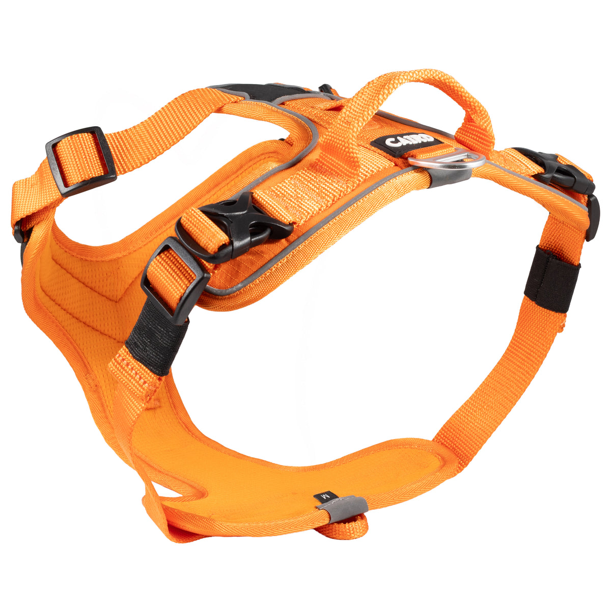 CAIRD Advance Dog Harness Ergonomic Y-Shape No Pull Reflective with Handle Orange