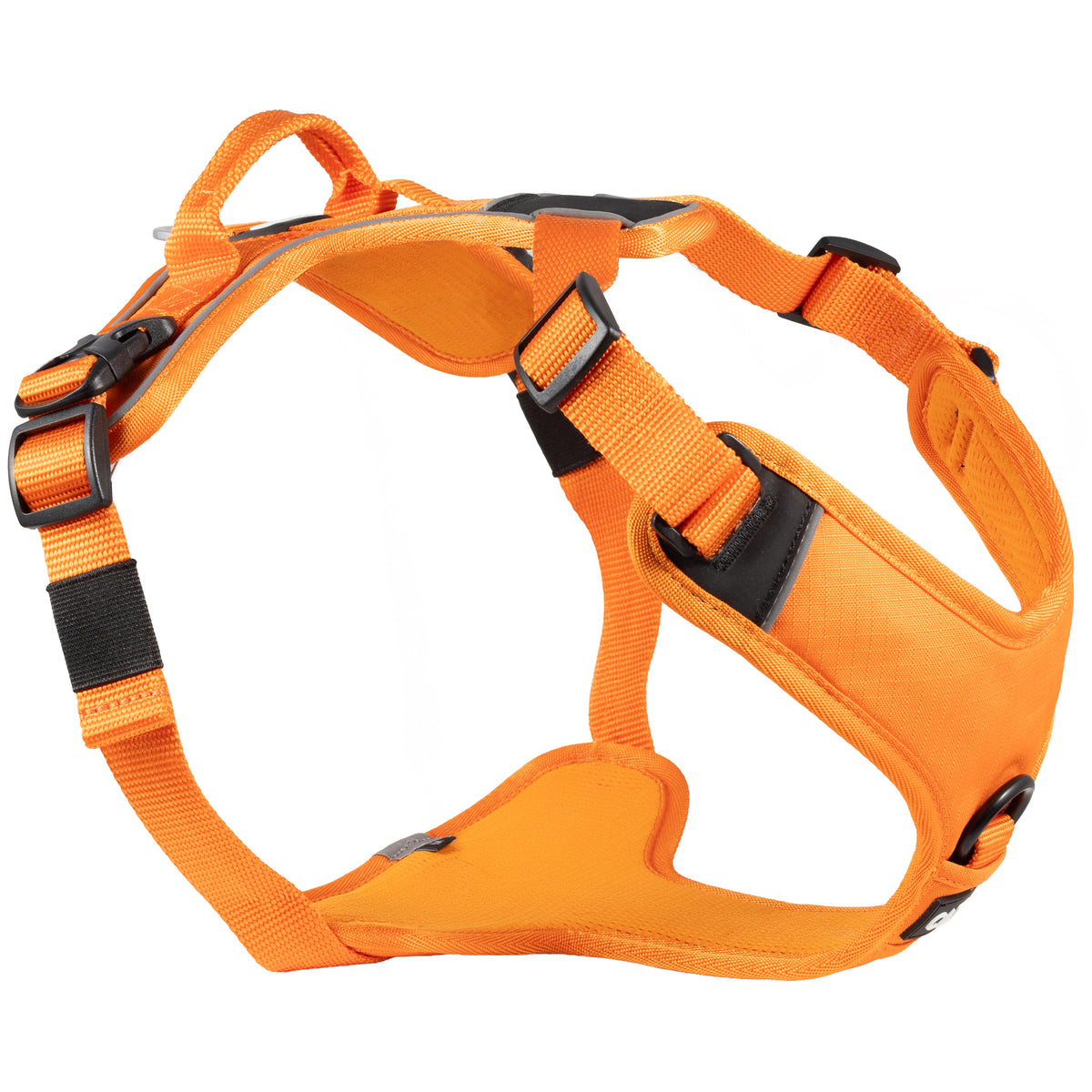 CAIRD Advance Dog Harness Ergonomic Y-Shape No Pull Reflective with Handle Orange