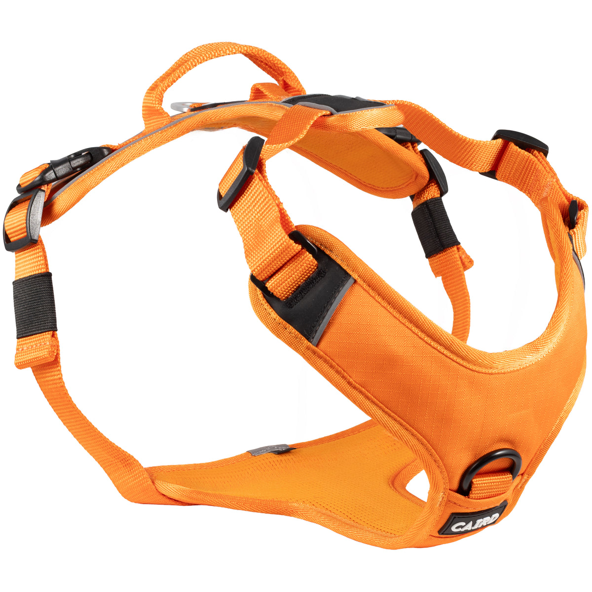 CAIRD Advance Dog Harness Ergonomic Y-Shape No Pull Reflective with Handle Orange
