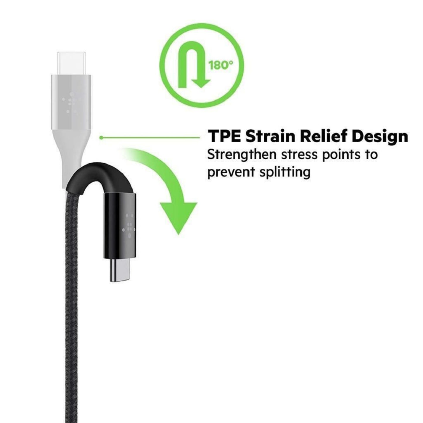 Belkin MIXIT 1.2 Meters Kevlar DuraTek USB-C to USB-C Charge and Sync Cable