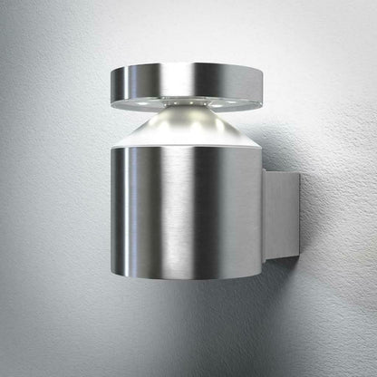 Osram Outdoor LED Wall Light - Cylinder Stainless Steel