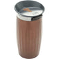 Zak Designs Thermal Travel Mug Flask Stainless Steel Double Wall, Button Lid, 350ml / 12 oz