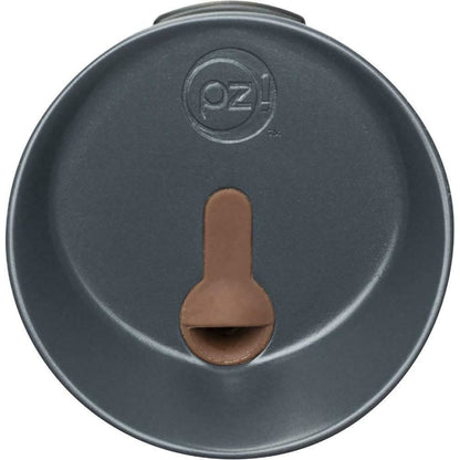 Zak Designs Thermal Travel Mug Flask Stainless Steel Double Wall, Button Lid, 350ml / 12 oz