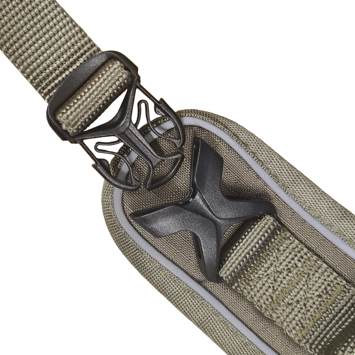 CAIRD Advance Dog Harness Ergonomic Y-Shape No Pull Reflective with Handle Khaki