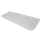 Microsoft Wired USB Keyboard 600 UK QWERTY Layout Spill Resistant White