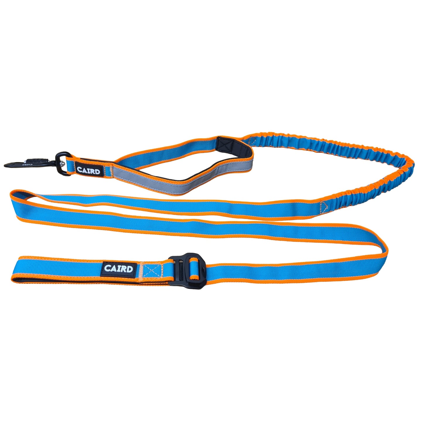 CAIRD Bungee Hands Free Dog Lead Adjustable Waist Belt Aluminium Locking Carabiner