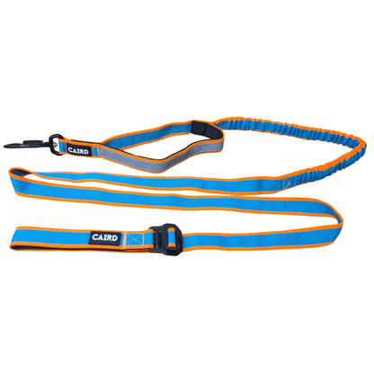 CAIRD Bungee Hands Free Dog Lead Adjustable Waist Belt Aluminium Locking Carabiner