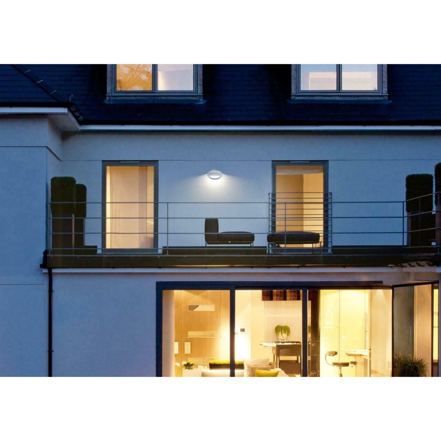 Osram Endura Style Oval LED Outdoor Wall Light, Warm White 3000K - 11.5 W