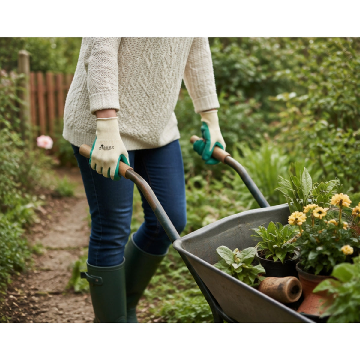 Briers General Gardening / Warehouse / Utility Gloves - Medium Size 8