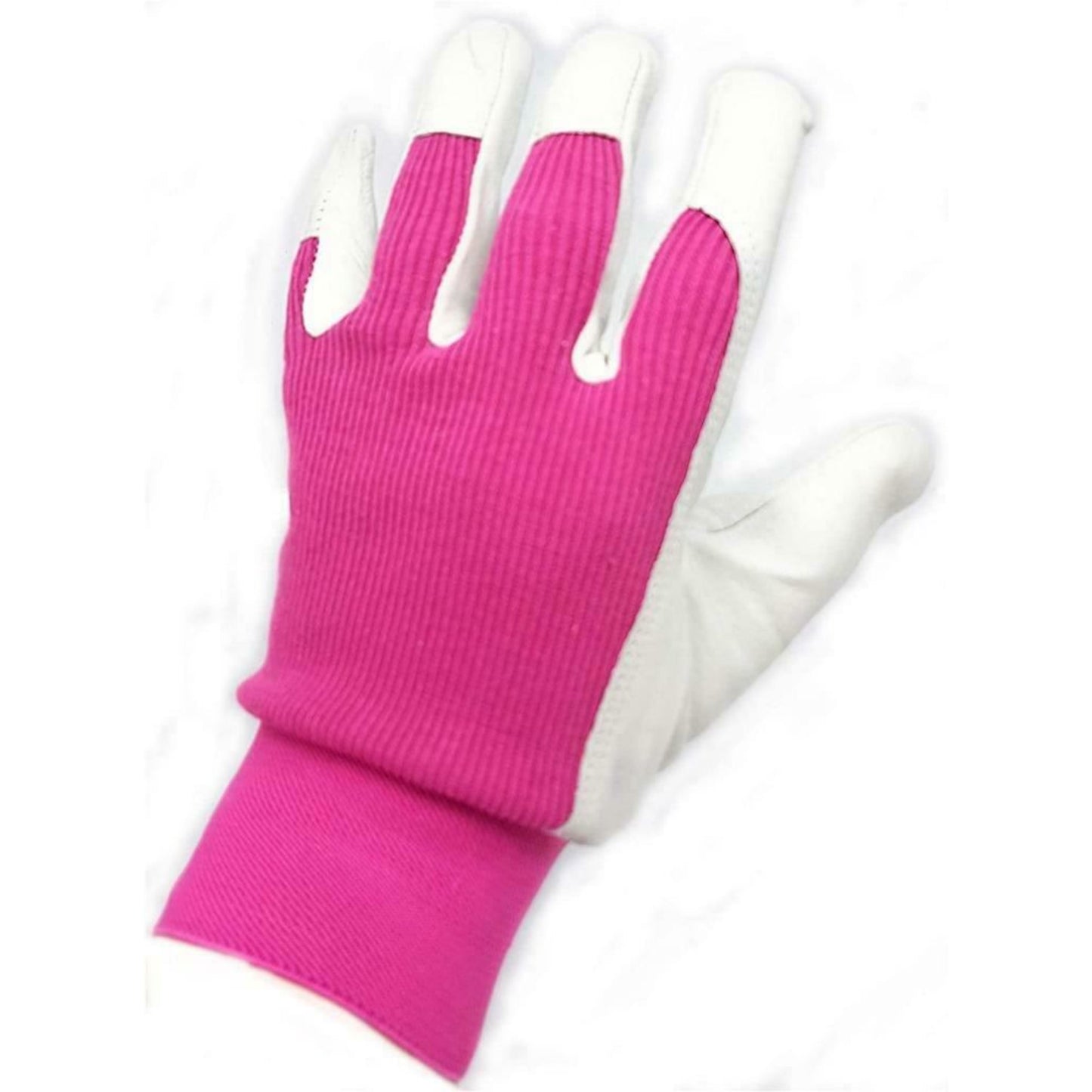 Briers Professional Leather Lady Gardener / Utility Gloves Medium Size 8 - Pink