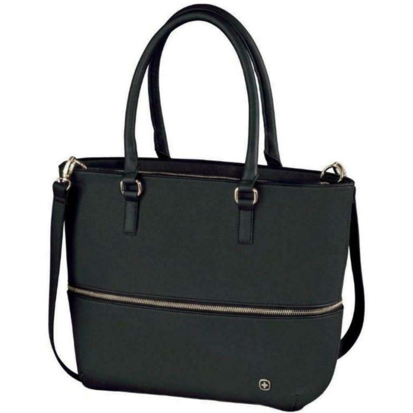 Wenger Handbag Eva Expandable Tote Bag with Removable 13" Laptop Sleeve, Black