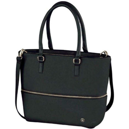 Wenger Handbag Eva Expandable Tote Bag with Removable 13" Laptop Sleeve, Black