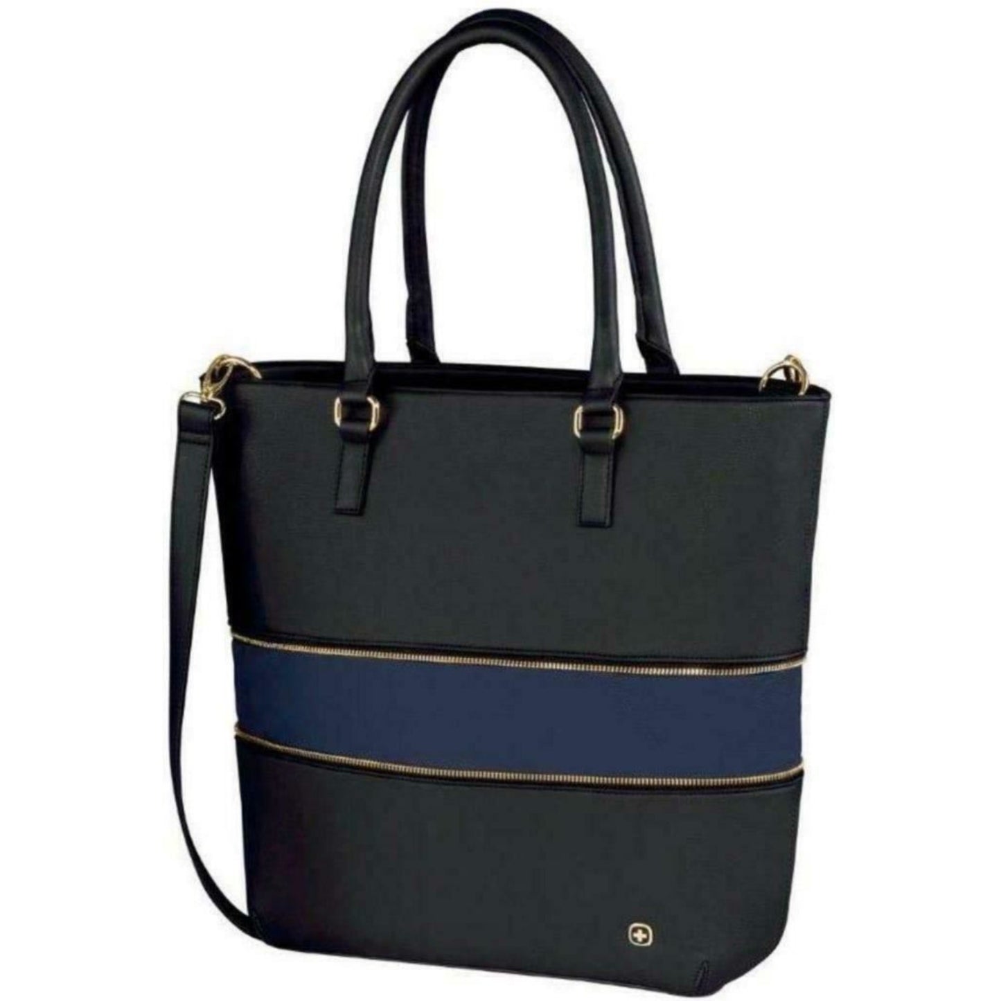 Wenger Handbag Eva Expandable Tote Bag with Removable 13" Laptop Sleeve, Black
