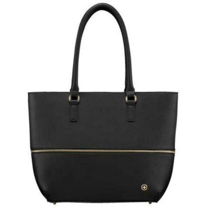 Wenger Handbag Eva Expandable Tote Bag with Removable 13" Laptop Sleeve, Black