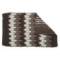 Croydex Bathroom Rug Super Soft Patterned with Slip-Resistant Backing - Coffee