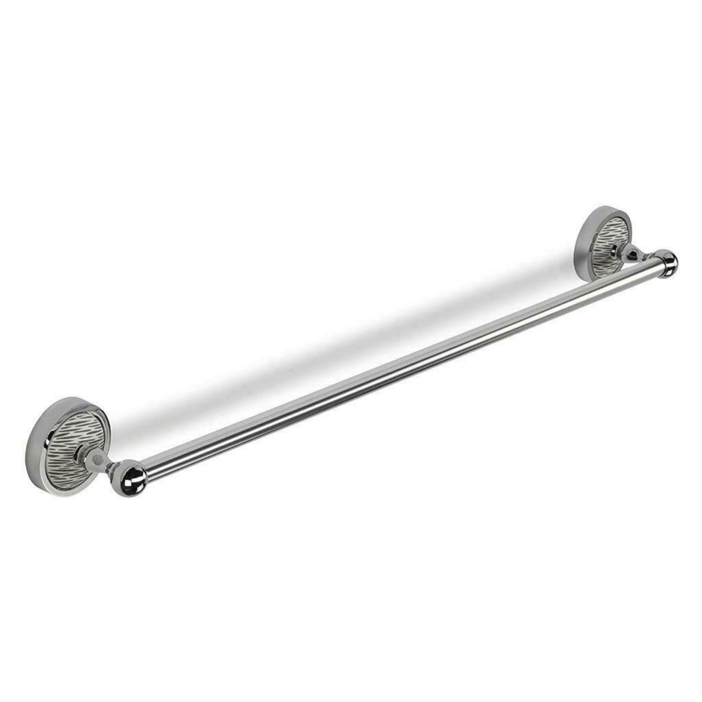 Croydex Stripes Wall Mounted Towel Rail - 65 x 670 x 80mm (H x W x D)