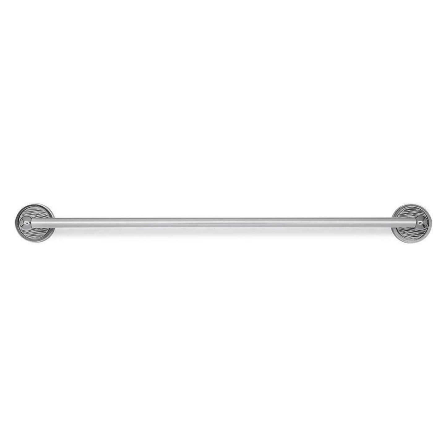 Croydex Stripes Wall Mounted Towel Rail - 65 x 670 x 80mm (H x W x D)